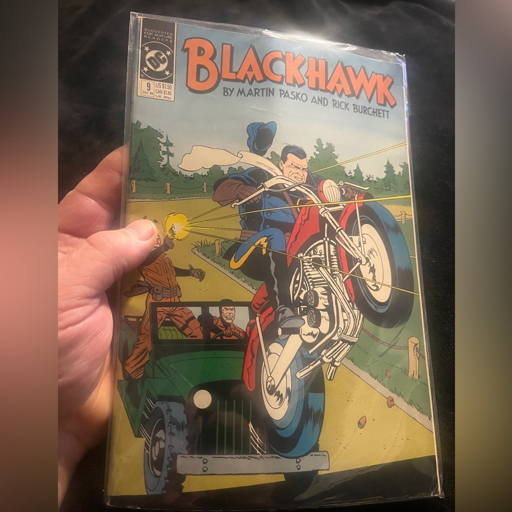 BlackHawk #9 Dec 1989 comic book DC